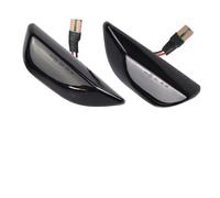 Supkancl Indicador lateral dinámico luz intermitente secuencial lámpara for Opel Mokka X Chevrolet Trax Buick Encore Car-Styling(Dynamic Smoked Black)