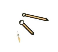 Supkancl Kit de Agujas de Reloj con Borde Negro y Naranja for Movimiento ETA 6497, 6498, ST3600 y 3620, Piezas de reparación de Relojes, Accesorios.