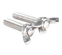 Supkancl Tornillos de Mariposa de Acero Inoxidable 316, de 3 a 5 Piezas, con Forma de Mariposa, M4, M5, M6 y M8.(20mm,M6-3PCS)