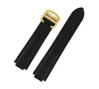 SUPKOUMKBG 16-8mm 18-11mm 20-12m Nylon Canvas Watchband Men Women Leather Buckle Bracelet(Black-gold buckle,18.11mm)