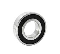 SUPKOUMKBG 2 pcs Deep Groove Ball Bearings 10mm 12mm 15mm 17mm 20mm 25mm 30mm 2RS Rubber Sealed Bearing(20x37x9mm)