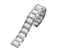 SUPKOUMKBG 20mm 22mm Steel Ceramic Strap Watch GT GT2 3 46MM Smart WatchBand 3 4 5 Men Women Wristband Bracelet(D white,22mm)