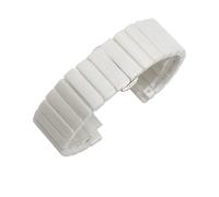 SUPKOUMKBG 20mm 22mm Steel Ceramic Strap Watch GT GT2 3 46MM Smart WatchBand 3 4 5 Men Women Wristband Bracelet(B white,22mm)