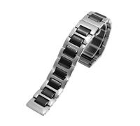 SUPKOUMKBG 20mm 22mm Steel Ceramic Strap Watch GT GT2 3 46MM Smart WatchBand 3 4 5 Men Women Wristband Bracelet(D black,22mm)