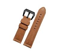 SUPKOUMKBG Correa de reloj Correa de cuero azul Correa de cuero esmerilado diesel 22 24 mm 26 mm Accesorios de pulsera