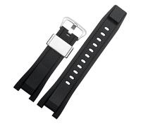 SUPKOUMKBG Correa de resina for reloj de hombre, compatible for pulsera Casio GST-S130, S110, S100, W130L, W100, W110 y 210.(Green)