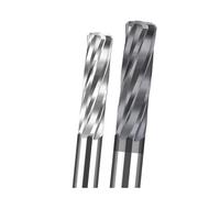 SUPKOUMKBG Escariador de máquina de carburo en espiral, cortador de Metal de 11,23 a 11,29mm, herramientas de corte de escariador de sujeción de 6 flautas(Coated11.23X40X80L)
