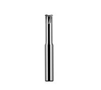 SUPKOUMKBG Fresa de hilo de un solo diente de carburo Toot M1 M1.2 M1.6 M2 M2.5 M3 M4-M24 Fresa de carburo sólido(M2X0.4 D4,Aluminum)