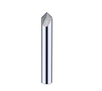 SUPKOUMKBG Fresadora de biselado for avellanador de esquina de carburo, desbarbador de bordes, enrutador de ranura, 60, 90, 120 grados, 2 y 3 flautas(5mm,2F-BF2045,90 Degree)