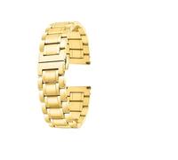 SUPKOUMKBG Metal B3 B2 Strap Stainless Steel Watch Band Men Women Sports Smart Bracelet Wrist Band(Golden,For B6 16mm)