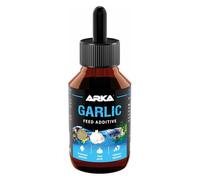 Suplemento alimenticio con ajo para Peces de Acuario - ARKA Garlic 100 ml - estimula apetito y vitalidad - Ideal para Escamas, gránulos y congelado - Apoyo Natural contra estrés y Debilidad