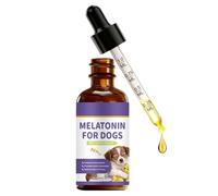 Suplemento Calmante para Perros,60ML Gotas Naturales del Estrés | Gotas para El Sueño De Perros | para Razas Pequeñas Medianas y Grandes Tensión Corporal Alimentación Dormitorio Noche Viaje Hogar