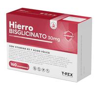 Suplemento de Hierro 30 mg con Ácido Fólico y Vitamina B2-160 comprimidos - Para Glóbulos Rojos, Oxígeno, Sistema Inmunitario, Fatiga y Bienestar Mental