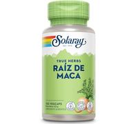 Suplemento de raíz de maca - 100 cápsulas veganas - Extracto de raíz de maca peruana de alta resistencia - verificado en laboratorio Solaray