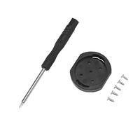 Suplemento de reparación de tabla de códigos de bicicleta, juego de herramientas de reparación de ordenador de bicicleta, 5 tornillos, soporte de ordenador, reemplazo de Base fija apto para Garmin