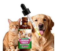 Suplemento de Soporte Urinario para Perros | 60 Mililitros Gotas Líquidas,Suplemento Nutricional Para Perros Con Sabor | Para Cachorro Gatito Raza Pequeña Mediana Grande Hogar Viaje Comer Alimento