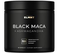 Suplemento de testosterona de raíz de maca negra orgánica de 40.000 mg para hombres + Ashwaganhda, cápsulas de raíz de maca negra de la más alta potencia para hombres, polvo de maca 100% puro, mejora