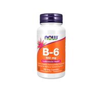 Now Foods Vitamina B-6 100 mg - 100 Cápsulas Vegetales