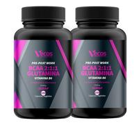 Suplemento Deportivo Pre y Post Workout | BCAA 2:1:1 + Glutamina + Vitamina B6 | Contribuye al Crecimiento y la Recuperación Muscular