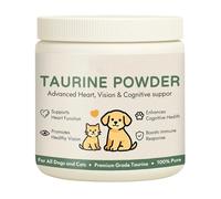 Suplemento en Polvo para Perros - Apoyo nutricional cognitivo de absorción | Aditivo Taurina para la Salud de Mascotas 200 g | Gatos pequeños, medianos y Grandes, Interior, Exterior, hogar,
