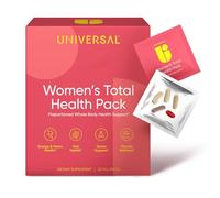 Suplemento multivitamínico diario con 22 vitaminas y minerales importantes - para la energía y el sistema inmunitario - con selenio, hierro, biotina y zinc - Women's Total Health Pack - (30 unidades)