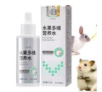 Suplemento para Conejitos Bebés, Solución para Huesos Sanos, 50ml Líquido para Mejora De Hidratación Y Digestión, Cuidado De Huesos Y Articulaciones, Aseo De Piel Y Pelaje para Cobayas,