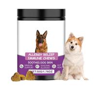 Suplemento para el pelaje del perro,Suplemento para la piel seca canina | Tabletas Masticables para la salud animal restauración capa astidio interior exterior hogar Viajes Alimentación