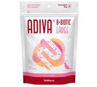 Suplemento para soporte digestivo Adiva B+Biotic Large para perro de raza grande - VetNova - Cantidad: 30 comprimidos