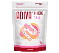Suplemento para soporte digestivo Adiva B+Biotic Small para perro de raza pequeña - VetNova - Cantidad: 30 comprimidos
