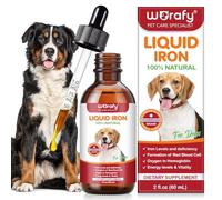 Suplementos De Hierro Líquido Para Perros,Liquii Gotas De Hierro Con Folato Vc Y B12,Apoya La Anemia,Bajos Niveles Energéticos Y Letargo,Promove La Salud De La Sangre,Ayuda Formación De Glóbulos Rojos