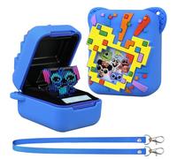 Supmay Funda de silicona para juguete interactivo Bitzee Disney, bolsa protectora de silicona suave, funda protectora para accesorios electrónicos virtuales Bitzee, azul