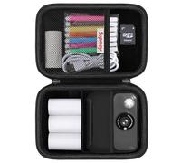 Supmay Funda de transporte compatible con Gofunly para cámara LETSHAHA para niños, impresión instantánea, bolsa de almacenamiento para cámara digital de video para niños con bolsa de malla para