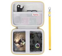Supmay Funda rígida de transporte para consola de juegos de mano retro RG40XXV/G350/R40S/RG35XX/RG405V/RG406V, soporte de almacenamiento de viaje retro con bolsa de malla para tarjeta SD, cable de