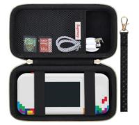 Supmay Funda rígida de viaje para My Arcade Tetris Pocket Player Pro, juegos de rompecabezas estratégicos, sistema de videojuegos portátil, funda de protección de juegos de mano con bolsillo de malla