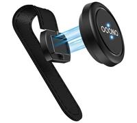 SUPMEGA Soporte magnético para parasol de coche OOONO CO-Driver NO1 | Superficie de piel, sujeción segura en el parasol, diseño compacto y discreto, fijación rápida