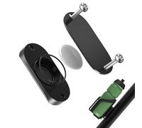 SUPMEGA Soporte para Bicicleta para AirTag, Soporte de aleación de Aluminio Protector Impermeable Que Oculta AirTag Debajo del portabotellas de Bicicleta, antirrobo y antivibración