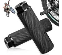 SUpoetry 2 Piezas Clavijas de Acrobacia BMX Clavijas de Bicicleta, Clavijas de BMX, BMX Antideslizantes Aleación, Clavijas de BMX para Bicicletas de Montaña Y Bicicletas (Negro)