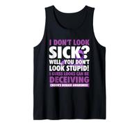 Supongo Que Las apariencias Pueden engañar - Conciencia sobre la Enfermedad de Crohn Camiseta sin Mangas