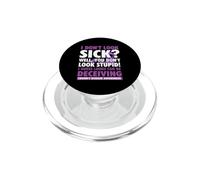 Supongo Que Las apariencias Pueden engañar - Conciencia sobre la Enfermedad de Crohn PopSockets PopGrip para MagSafe