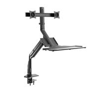 Suporte de secretária napofix 17-27' posto de trabalho 2xdisplays - s