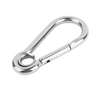 Suppet Carabiner, Carabiner - Escalada de seguridad, mosquetón de primavera, conexión de cable de hierro galvanizado, pinzas de presión pequeñas, fácil acceso a elementos importantes, lazo llavero