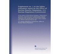 Supplement no. 1 to the Safety evaluation report by the Office of Nuclear Reactor Regulation, U.S. Nuclear Regulatory Commission: In the matter of ... and 2, Docket nos. STN 50-580 and STN 50-581
