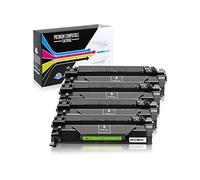SuppliesOutlet Cartucho de tóner compatible de repuesto para HP 26A / CF226A (negro, paquete de 4)