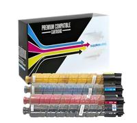 SuppliesOutlet Cartucho de tóner compatible de repuesto para Ricoh Aficio MP C300 / 841295 / 841296 / 841297 / 841298 / 841724 / 841725 / 841726 / 841727 (C, M, Y, K, 4 unidades)