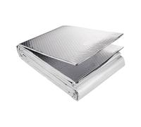 Supply Cube - Rollo de aislamiento de aluminio reflector, paneles reflectores de radiador profesionales, 60 cm x 5 m x 4,9 m, aislamiento térmico para techo de