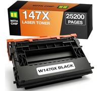Supply Guy 147X W1470X Toner Negro Compatible con HP 147X 147a W1470A con LaserJet Enterprise M610 M611 M612 M610n M611dn M611x M612dn M612x MFP M634z M635fht M635 (1x Cartucho de Tóner con Chip)
