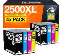 Supply Guy 2500XL Cartuchos compatibles con Canon PGI-2500XL para Canon Maxify MB5450 MB5150 MB5100 MB5155 iB4000 iB4050 iB4100 iB4150 MB5000 MB5050 MB5300 MB5350 (Multipack de 8)