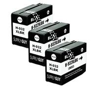 Supply Guy 3 Cartuchos de Tinta Compatible con HP 932 932XL Negro para HP OfficeJet 6100 6600 6700 7110 7510 7600 7610 7612