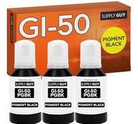Supply Guy 3X Tinta Compatible con Canon GI-50 PGBK Negro para Pixma G5050 G6050 G7050 GM2050 GM4040 GM4050