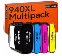 Supply Guy 4 Cartuchos de Tinte Compatible con HP 940XL para HP Officejet Pro 8000 8500 8500A A909A A910A